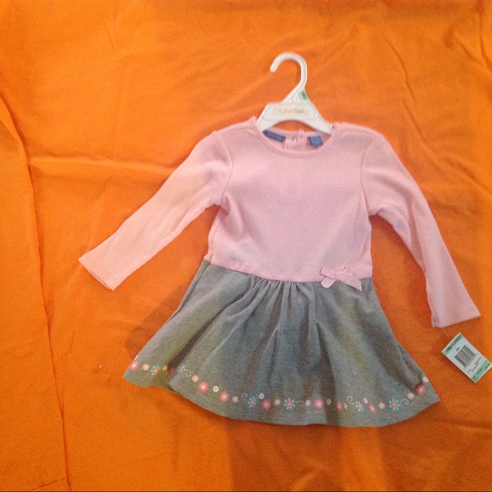 18 months long sleeve dress with underpants  NWT